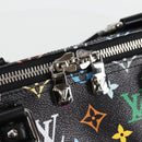 LOUIS VUITTON Multicolor Keepall Bandouliere 50 Bag Black M13745 Auth yk18768SM-20