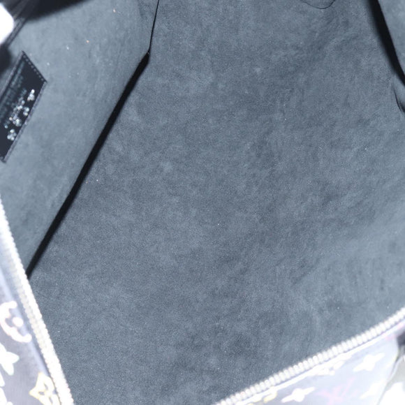 LOUIS VUITTON Multicolor Keepall Bandouliere 50 Bag Black M13745 Auth yk18768SM