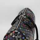 LOUIS VUITTON Multicolor Keepall Bandouliere 50 Bag Black M13745 Auth yk18768SM-6