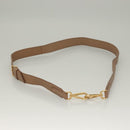 Miu Miu Hand Bag Leather 2way Beige Gold Auth yk18770-22