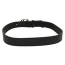 GUCCI Interlocking Belt Leather 33.1"" Black Gold 036 1192 4964 Auth yk18781-3