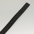 GUCCI Interlocking Belt Leather 33.1"" Black Gold 036 1192 4964 Auth yk18781-8