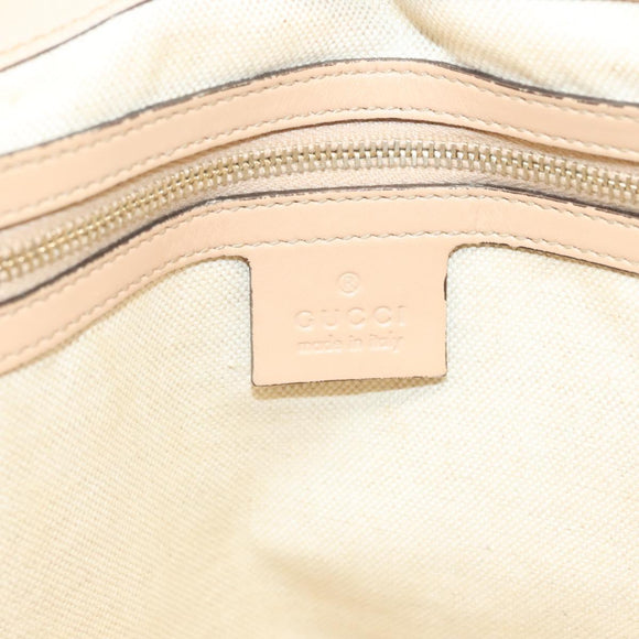 GUCCI GG Canvas Lovely Tote Bag Pink Gold 257069 Auth yk18786