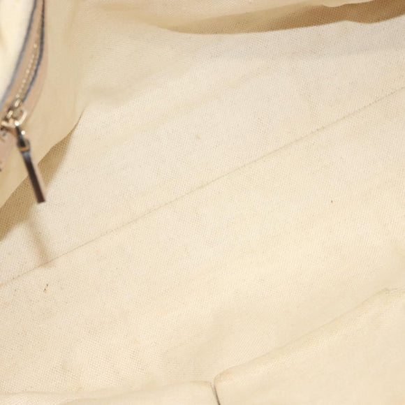 GUCCI GG Canvas Lovely Tote Bag Pink Gold 257069 Auth yk18786