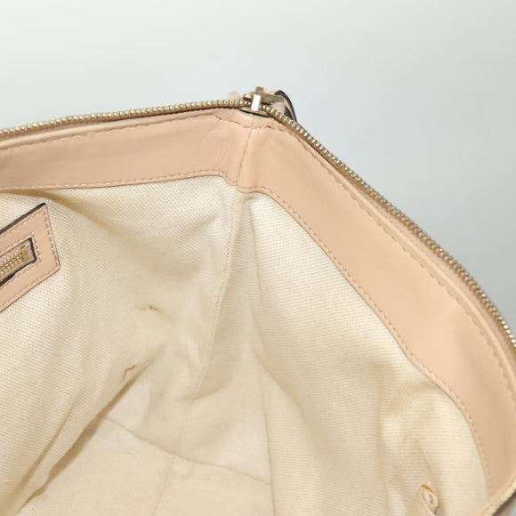 GUCCI GG Canvas Lovely Tote Bag Pink Gold 257069 Auth yk18786