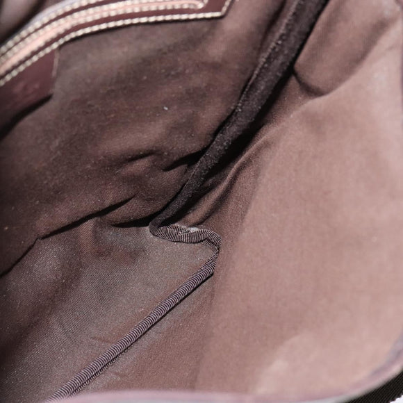 GUCCI GG Supreme Shoulder Bag PVC Beige Gold 223666 Auth yk18788