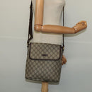 GUCCI GG Supreme Shoulder Bag PVC Beige Gold 223666 Auth yk18788-22
