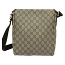 GUCCI GG Supreme Shoulder Bag PVC Beige Gold 223666 Auth yk18788-3