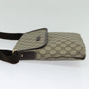 GUCCI GG Supreme Shoulder Bag PVC Beige Gold 223666 Auth yk18788-4