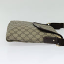 GUCCI GG Supreme Shoulder Bag PVC Beige Gold 223666 Auth yk18788-5