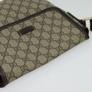 GUCCI GG Supreme Shoulder Bag PVC Beige Gold 223666 Auth yk18788-6