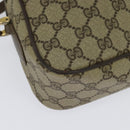 GUCCI GG Supreme Web Sherry Line Shoulder Bag PVC Beige 904 02 049 Auth yk18789-15