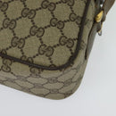 GUCCI GG Supreme Web Sherry Line Shoulder Bag PVC Beige 904 02 049 Auth yk18789-16