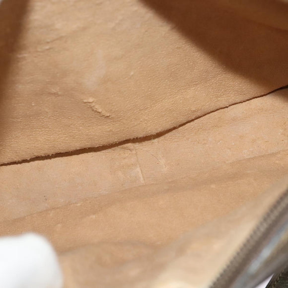 GUCCI GG Supreme Web Sherry Line Shoulder Bag PVC Beige 904 02 049 Auth yk18789