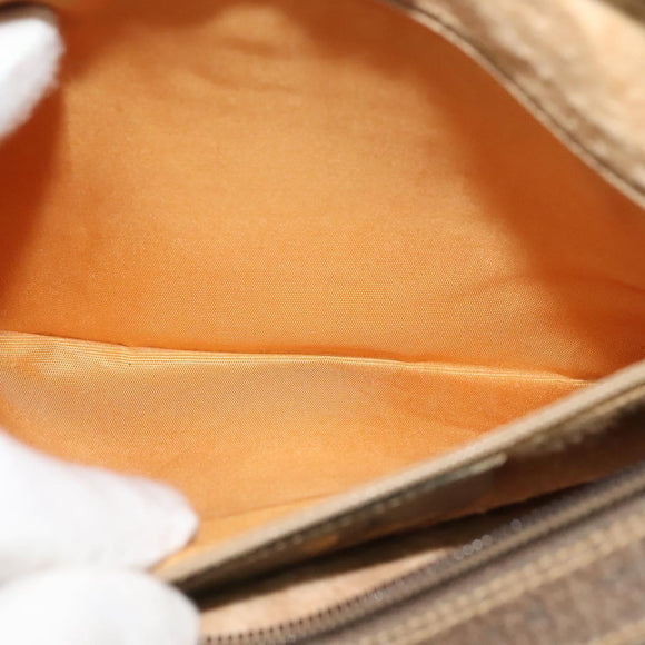 GUCCI GG Supreme Web Sherry Line Shoulder Bag PVC Beige 904 02 049 Auth yk18789