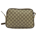 GUCCI GG Supreme Web Sherry Line Shoulder Bag PVC Beige 904 02 049 Auth yk18789-2