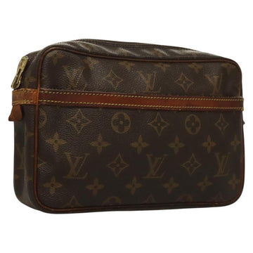 LOUIS VUITTON Monogram Compiegne 23 Clutch Bag M51847 LV Auth yk18793