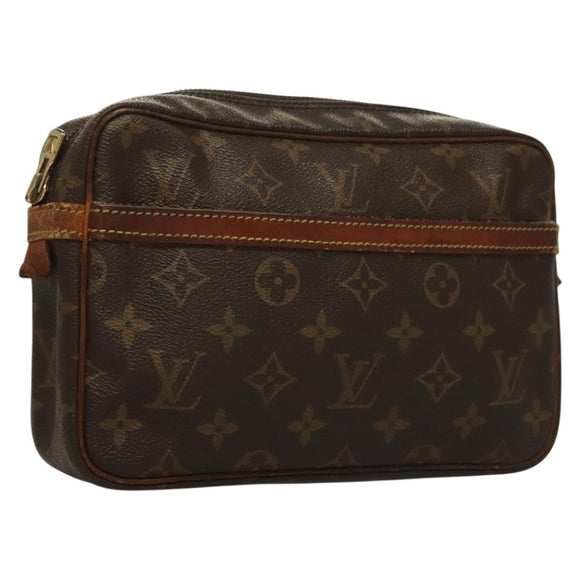 LOUIS VUITTON Monogram Compiegne 23 Clutch Bag M51847 LV Auth yk18793