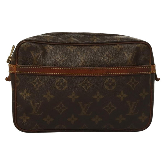 LOUIS VUITTON Monogram Compiegne 23 Clutch Bag M51847 LV Auth yk18793