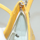 CHANEL Matelasse Reprint Tote Bag Enamel Yellow CC Auth yk18799-19