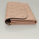 LOUIS VUITTON Mahina Portefeuille Iris Long Wallet Pink M60145 LV Auth yk18803-4