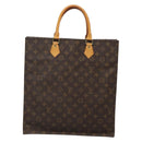 LOUIS VUITTON Monogram Sac Plat Hand Bag M51140 LV Auth yk18804-13