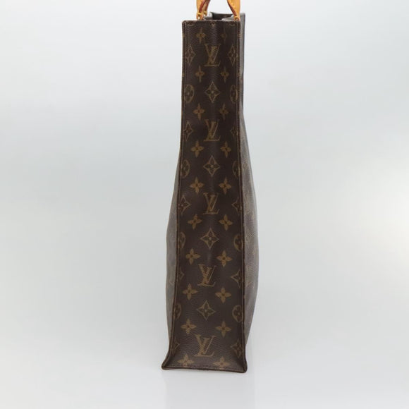 LOUIS VUITTON Monogram Sac Plat Hand Bag M51140 LV Auth yk18804