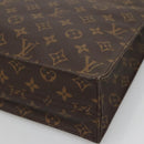 LOUIS VUITTON Monogram Sac Plat Hand Bag M51140 LV Auth yk18804-9