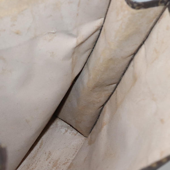 LOUIS VUITTON Monogram Sac Plat Hand Bag M51140 LV Auth yk18804