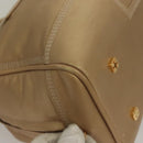 LOEWE Anagram Americana 28 Hand Bag Leather Gold Tone Auth yk18808-8