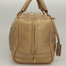 LOEWE Anagram Americana 28 Hand Bag Leather Gold Tone Auth yk18808-4