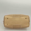 LOEWE Anagram Americana 28 Hand Bag Leather Gold Tone Auth yk18808-5