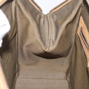 FENDI Zucca Canvas Hand Bag Black Brown Auth yk18810-18