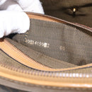 FENDI Zucca Canvas Hand Bag Black Brown Auth yk18810-21