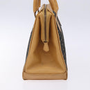 FENDI Zucca Canvas Hand Bag Black Brown Auth yk18810-4