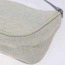 PRADA Sports Accessory Pouch Canvas Blue Silver Auth yk18833-9
