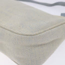 PRADA Sports Accessory Pouch Canvas Blue Silver Auth yk18833-15