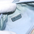 PRADA Sports Accessory Pouch Canvas Blue Silver Auth yk18833-18