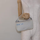 PRADA Sports Accessory Pouch Canvas Blue Silver Auth yk18833-21