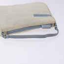 PRADA Sports Accessory Pouch Canvas Blue Silver Auth yk18833-7