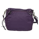 PRADA Shoulder Bag Nylon Purple Silver Auth yk18838-2