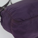 PRADA Shoulder Bag Nylon Purple Silver Auth yk18838-15