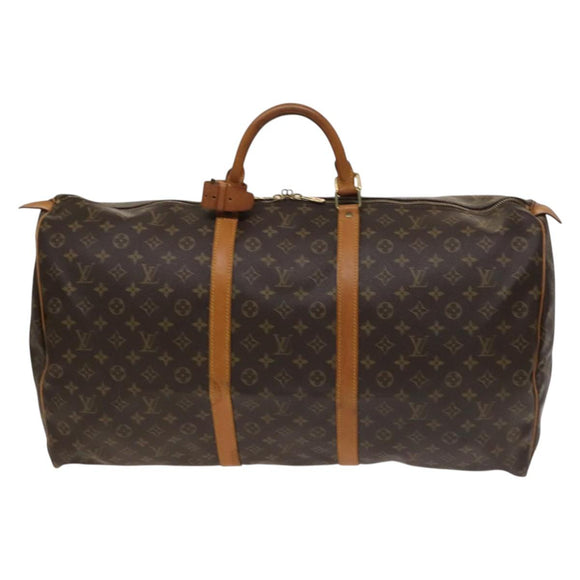 LOUIS VUITTON Monogram Keepall 60 Boston Bag M41422 LV Auth yk18841