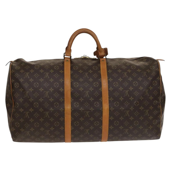 LOUIS VUITTON Monogram Keepall 60 Boston Bag M41422 LV Auth yk18841