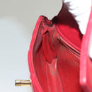 CHANEL Matelasse Chain Waist bag Lamb Skin Red Gold CC Auth yk18848-19