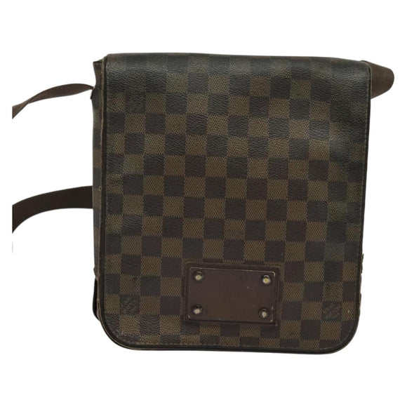 LOUIS VUITTON Damier Ebene Brooklyn PM Shoulder Bag N51210 LV Auth yk18854