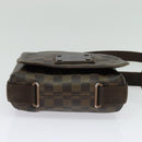 LOUIS VUITTON Damier Ebene Brooklyn PM Shoulder Bag N51210 LV Auth yk18854-5