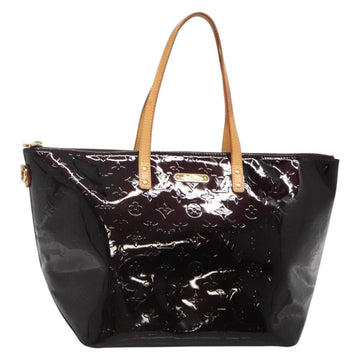 LOUIS VUITTON Monogram Vernis Bellevue GM Tote Bag Amarante M93589 Auth yk18864