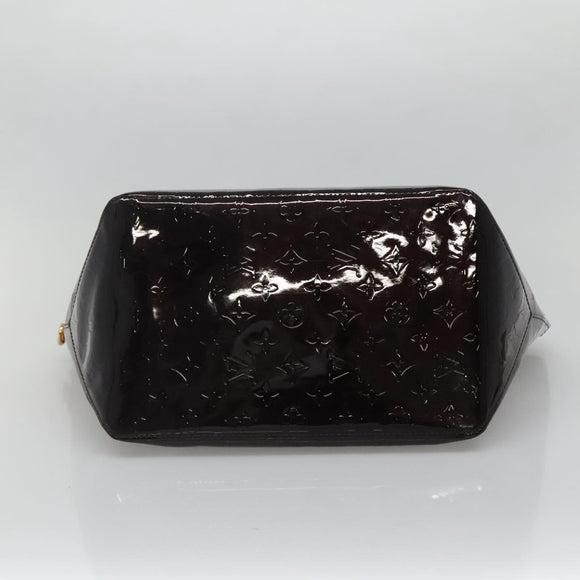 LOUIS VUITTON Monogram Vernis Bellevue GM Tote Bag Amarante M93589 Auth yk18864