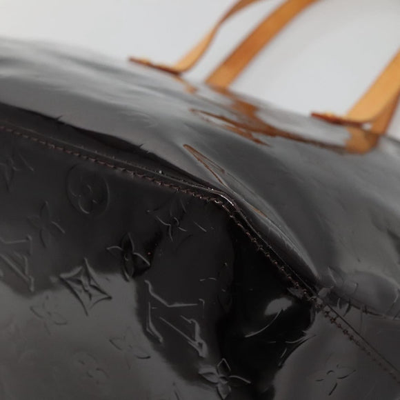 LOUIS VUITTON Monogram Vernis Bellevue GM Tote Bag Amarante M93589 Auth yk18864